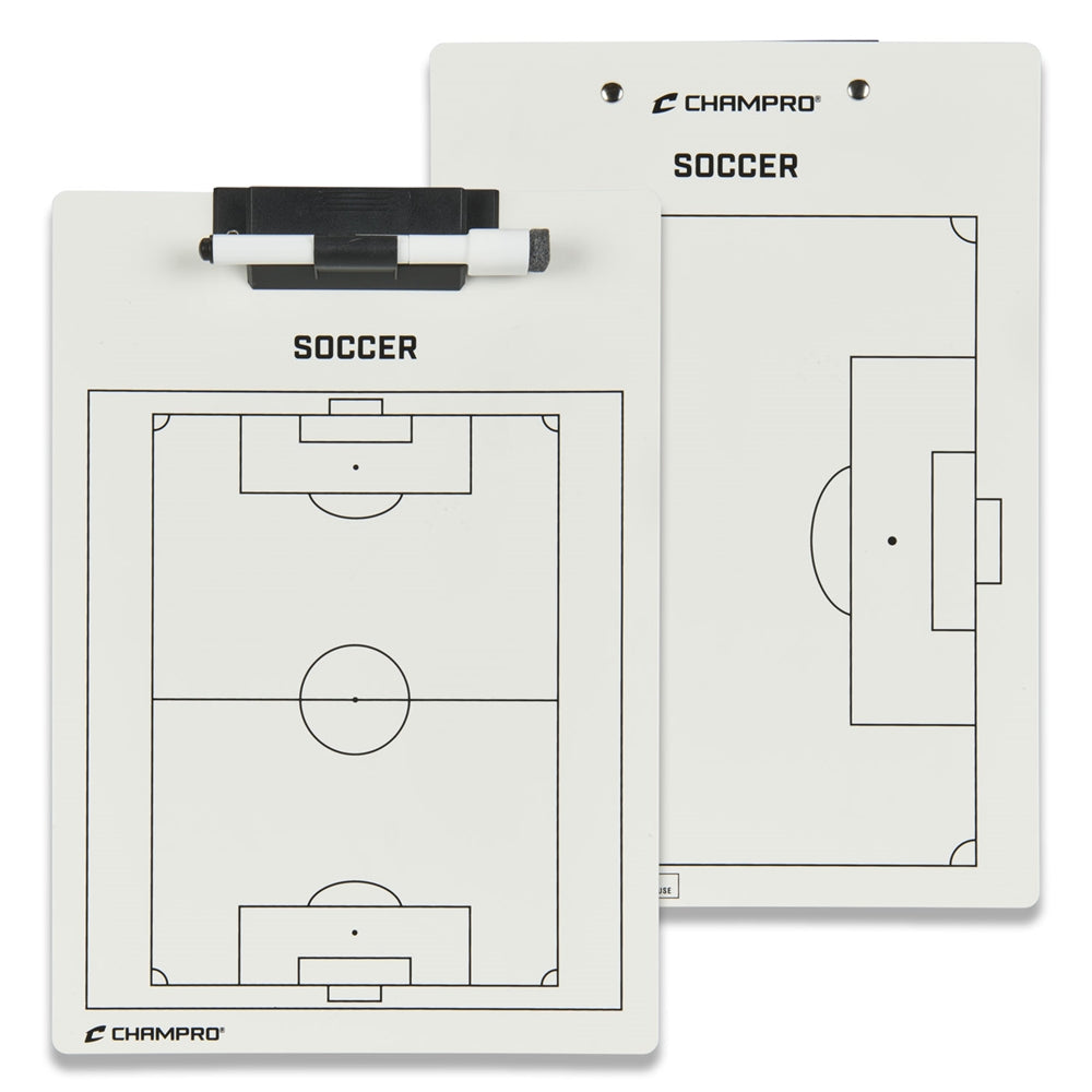 Champro Soccer Coach Board – Double-Sided Strategy Board (9” x 12”)