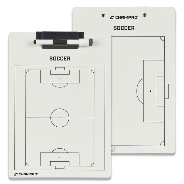 Champro Soccer Coach Board – Double-Sided Strategy Board (9” x 12”)