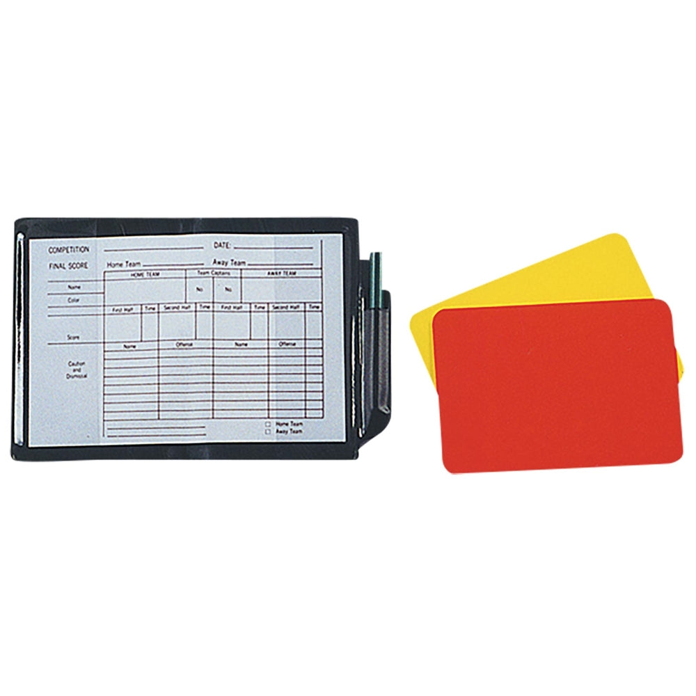 Champro Referee Wallet – Soccer Ref Card Set with Notebook