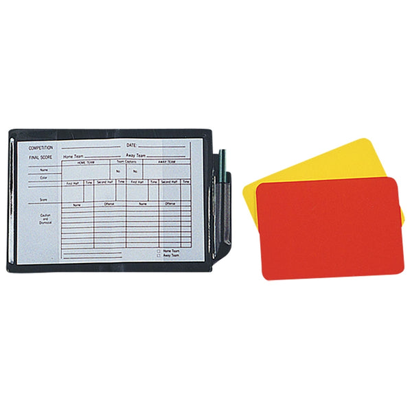 Champro Referee Wallet – Soccer Ref Card Set with Notebook
