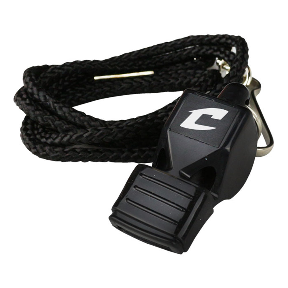 Champro Referee Whistle with Lanyard & Mouth Cushion – Pealess Sports Whistle