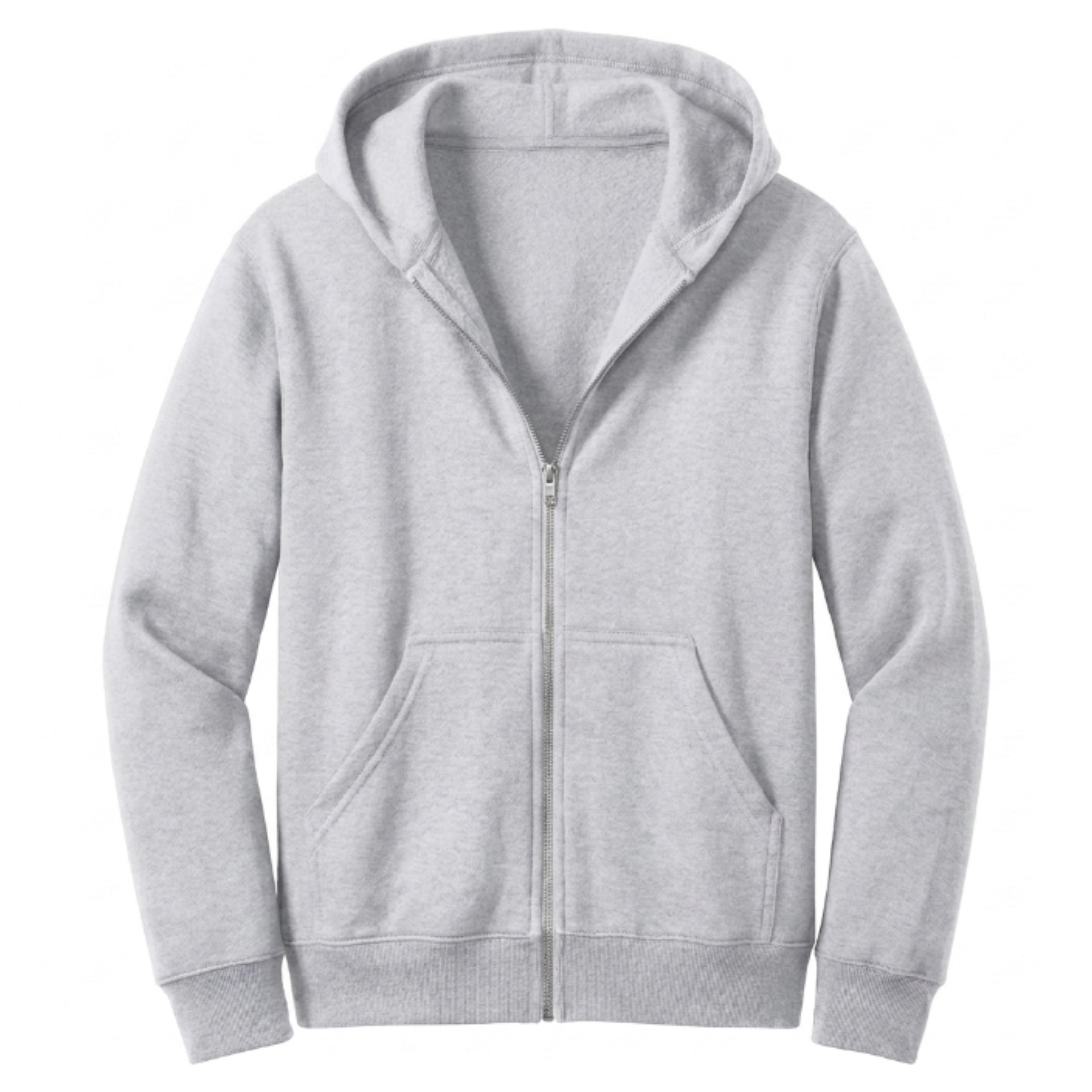 Port & Company Youth Core Fleece Full-Zip Hoodie (PC78YZH) – Kids' Zip-Up Sweatshirt
