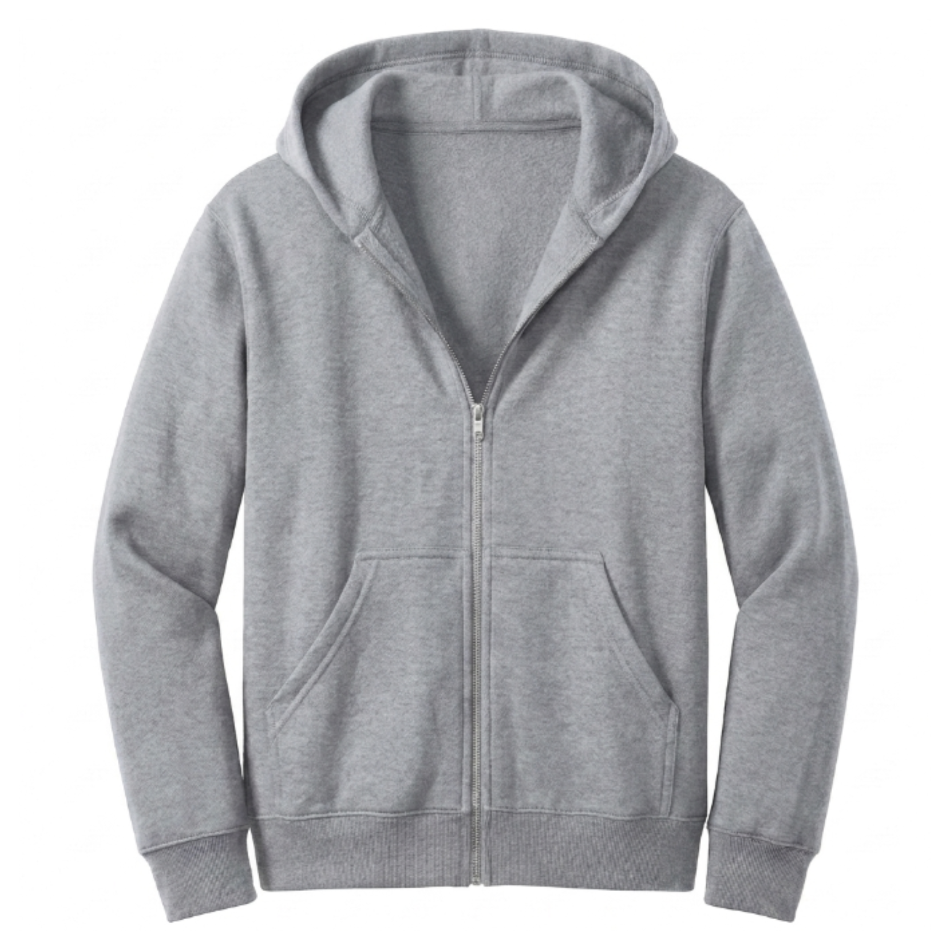 Port & Company Youth Core Fleece Full-Zip Hoodie (PC78YZH) – Kids' Zip-Up Sweatshirt
