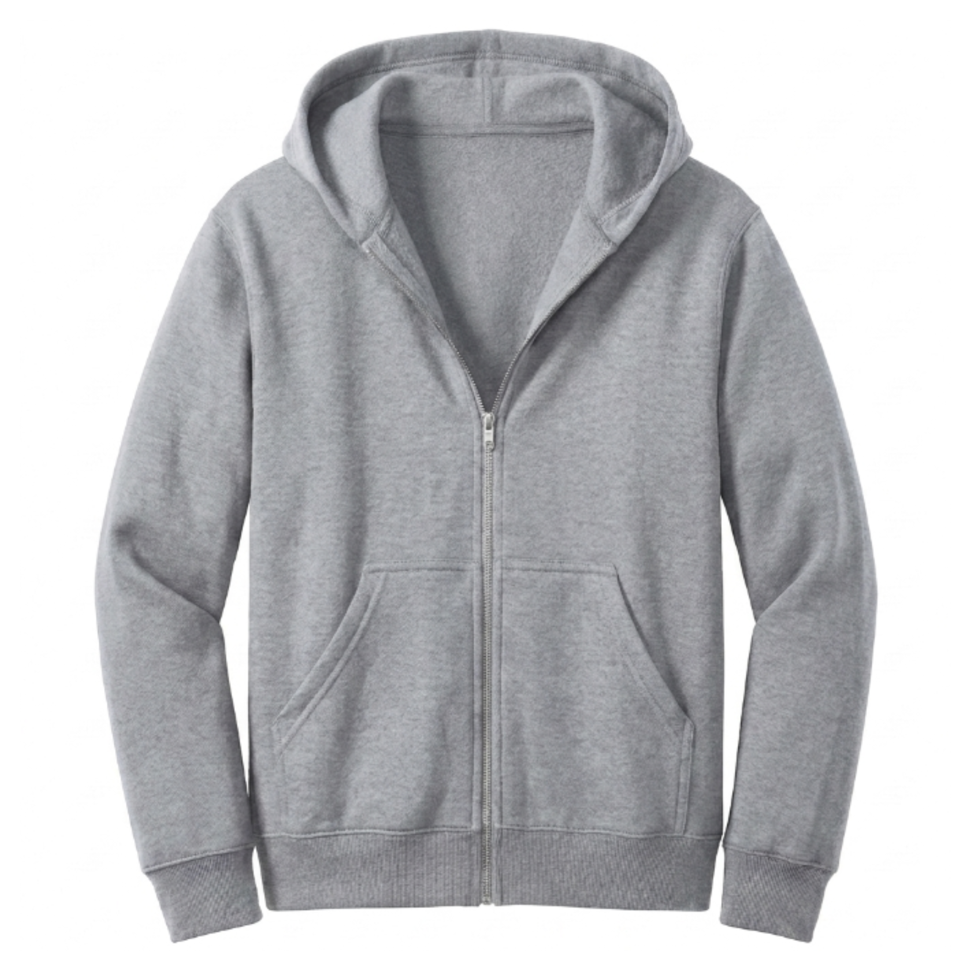 Port & Company Youth Core Fleece Full-Zip Hoodie (PC78YZH) – Kids' Zip-Up Sweatshirt