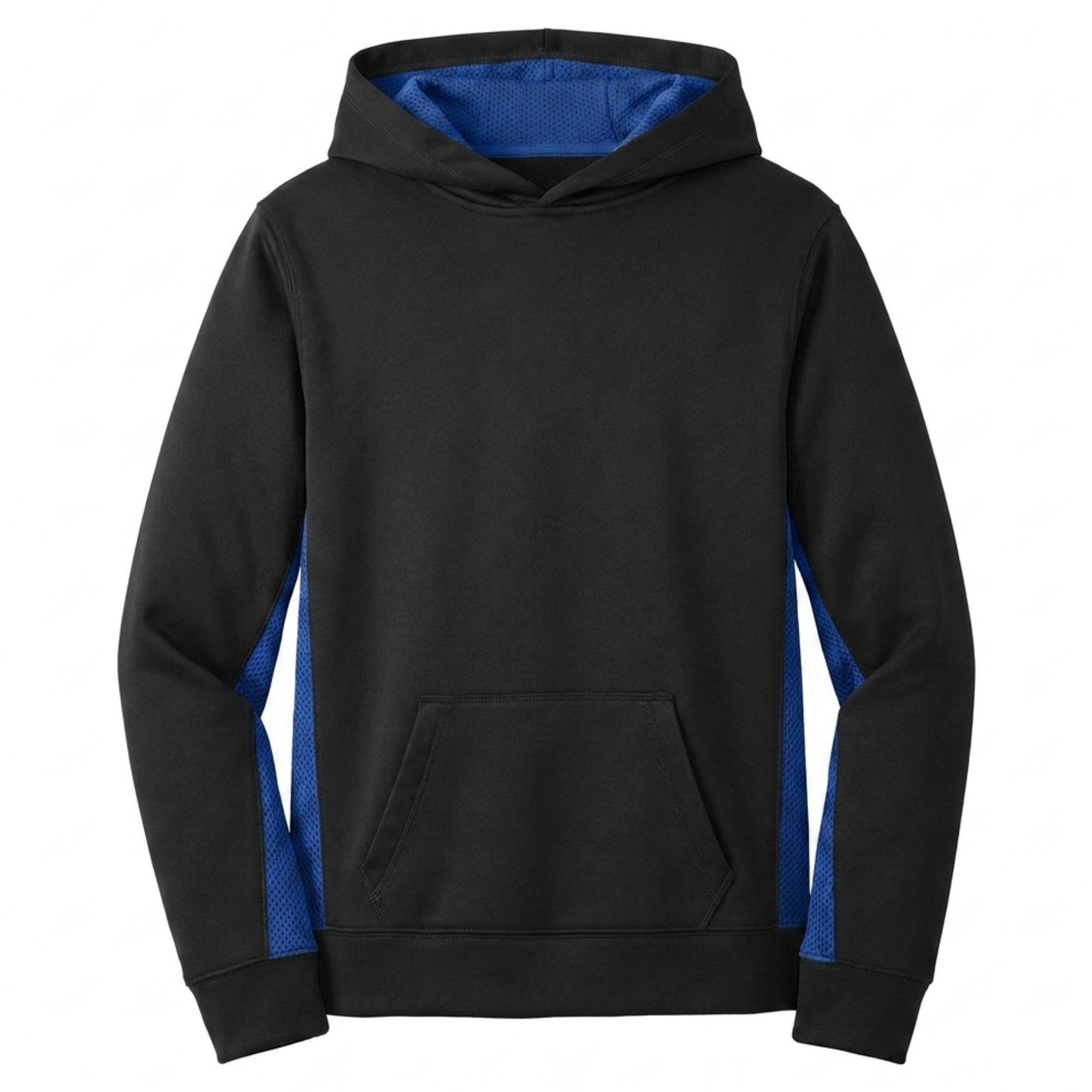 Sport-Tek Youth Sport-Wick CamoHex Fleece Pullover Hoodie (YST239) – Kids' Athletic Sweatshirt