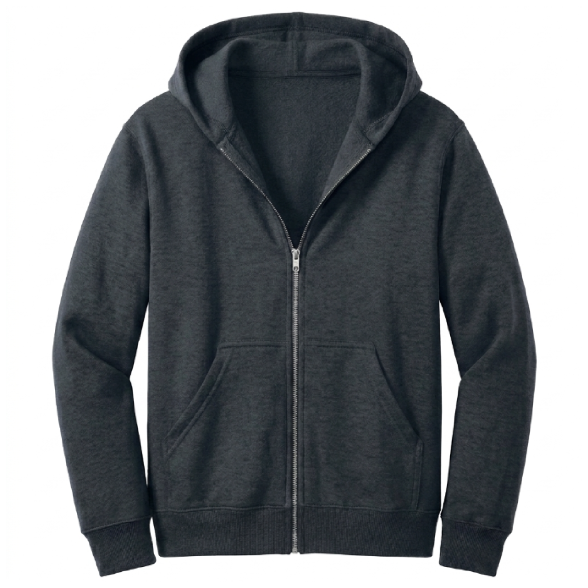 Port & Company Youth Core Fleece Full-Zip Hoodie (PC78YZH) – Kids' Zip-Up Sweatshirt