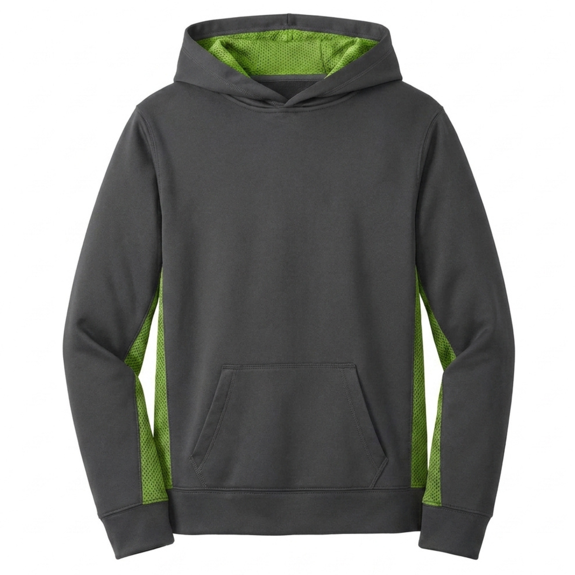 Sport-Tek Youth Sport-Wick CamoHex Fleece Pullover Hoodie (YST239) – Kids' Athletic Sweatshirt