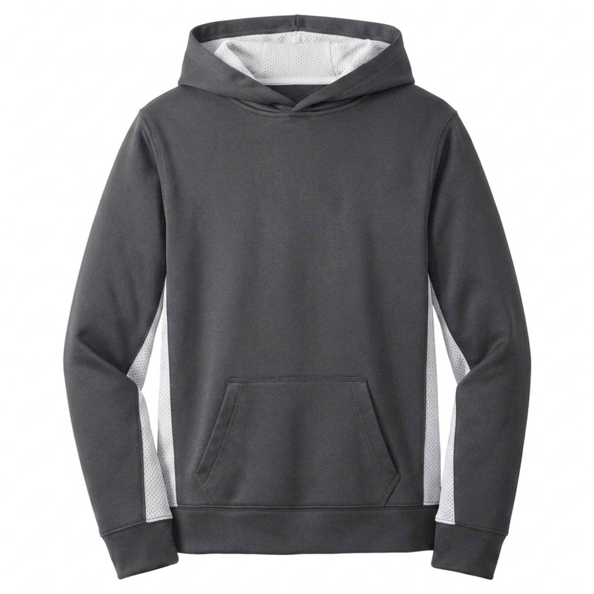 Sport-Tek Youth Sport-Wick CamoHex Fleece Pullover Hoodie (YST239) – Kids' Athletic Sweatshirt