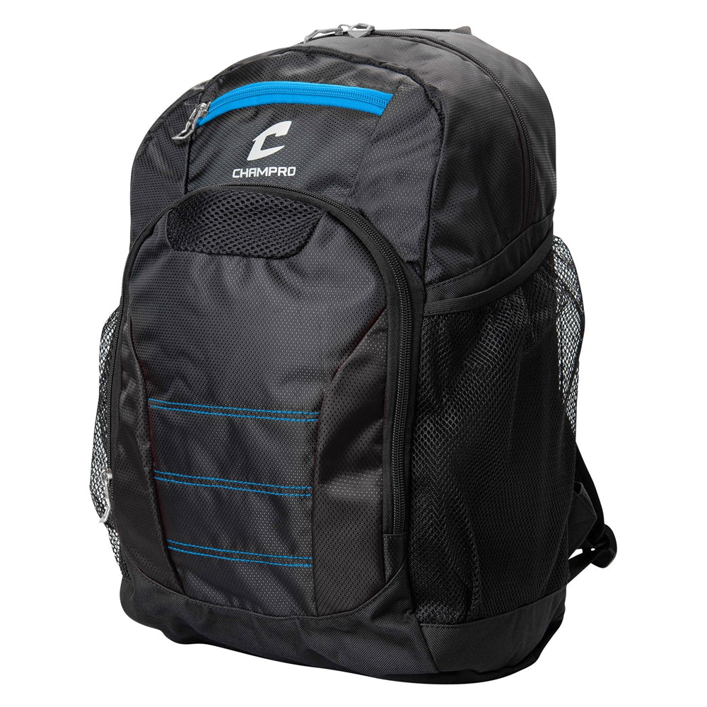 Champro Competition Backpack – Youth Soccer Gear Bag with Compartments (19”)