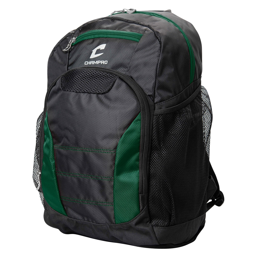 Champro Competition Backpack – Youth Soccer Gear Bag with Compartments (19”)