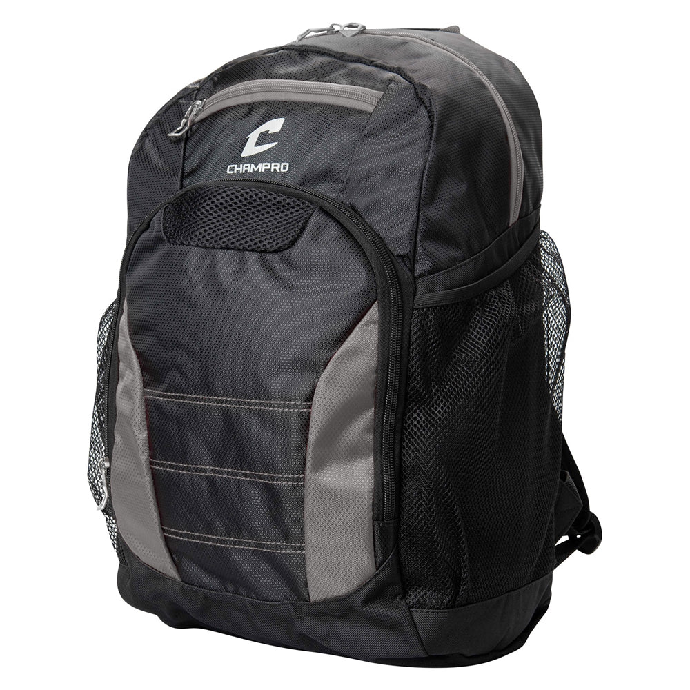 Champro Competition Backpack – Youth Soccer Gear Bag with Compartments (19”)