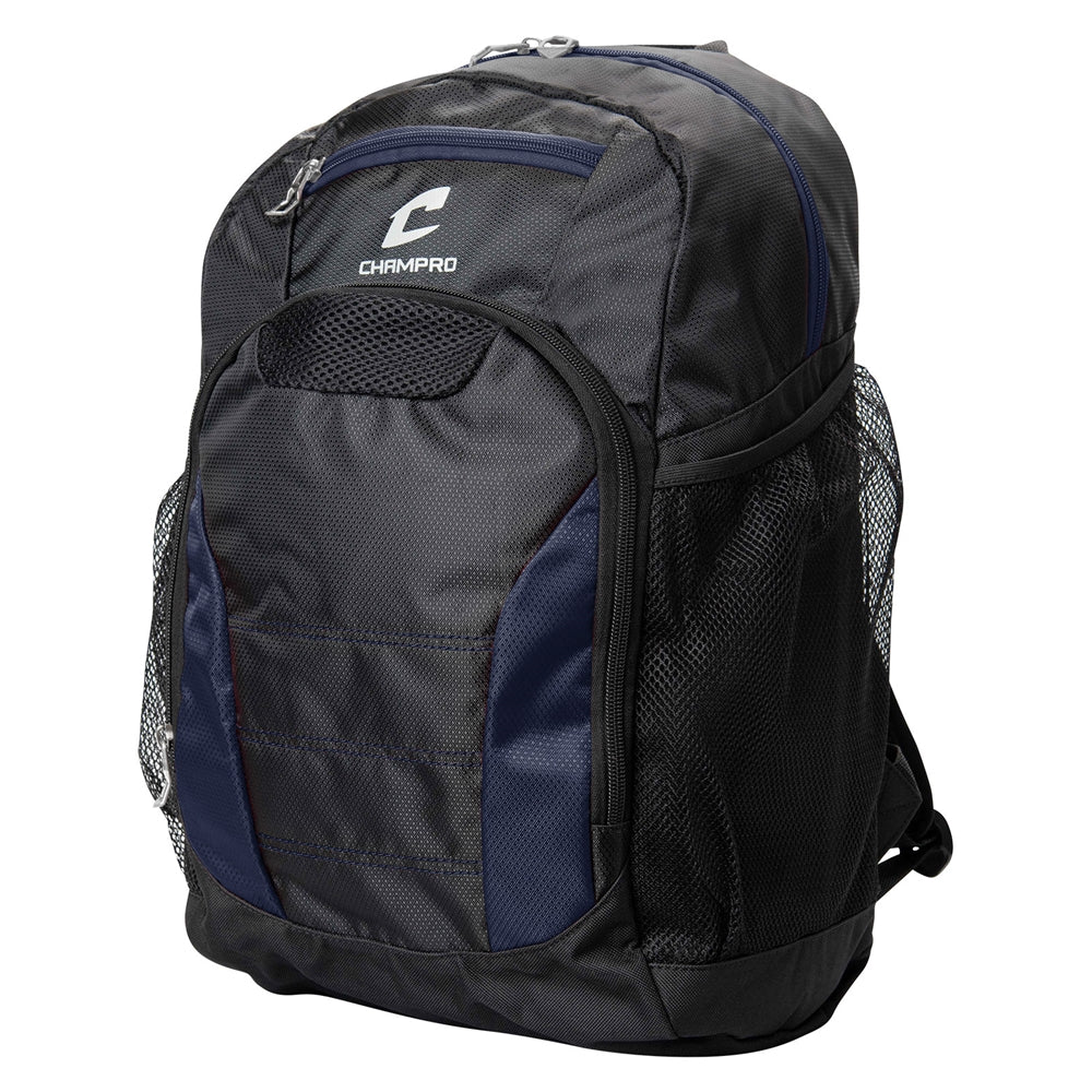 Champro Competition Backpack – Youth Soccer Gear Bag with Compartments (19”)