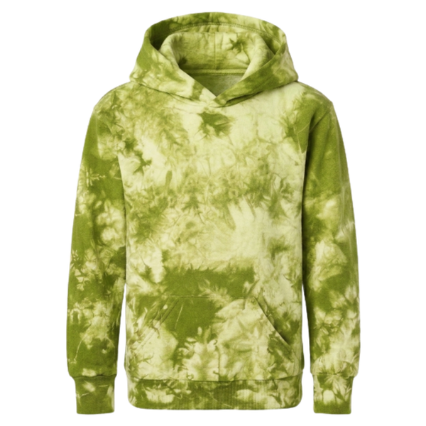 Port & Company Youth Crystal Tie-Dye Pullover Hoodie (PC144Y) – Kids' Bright Sweatshirt