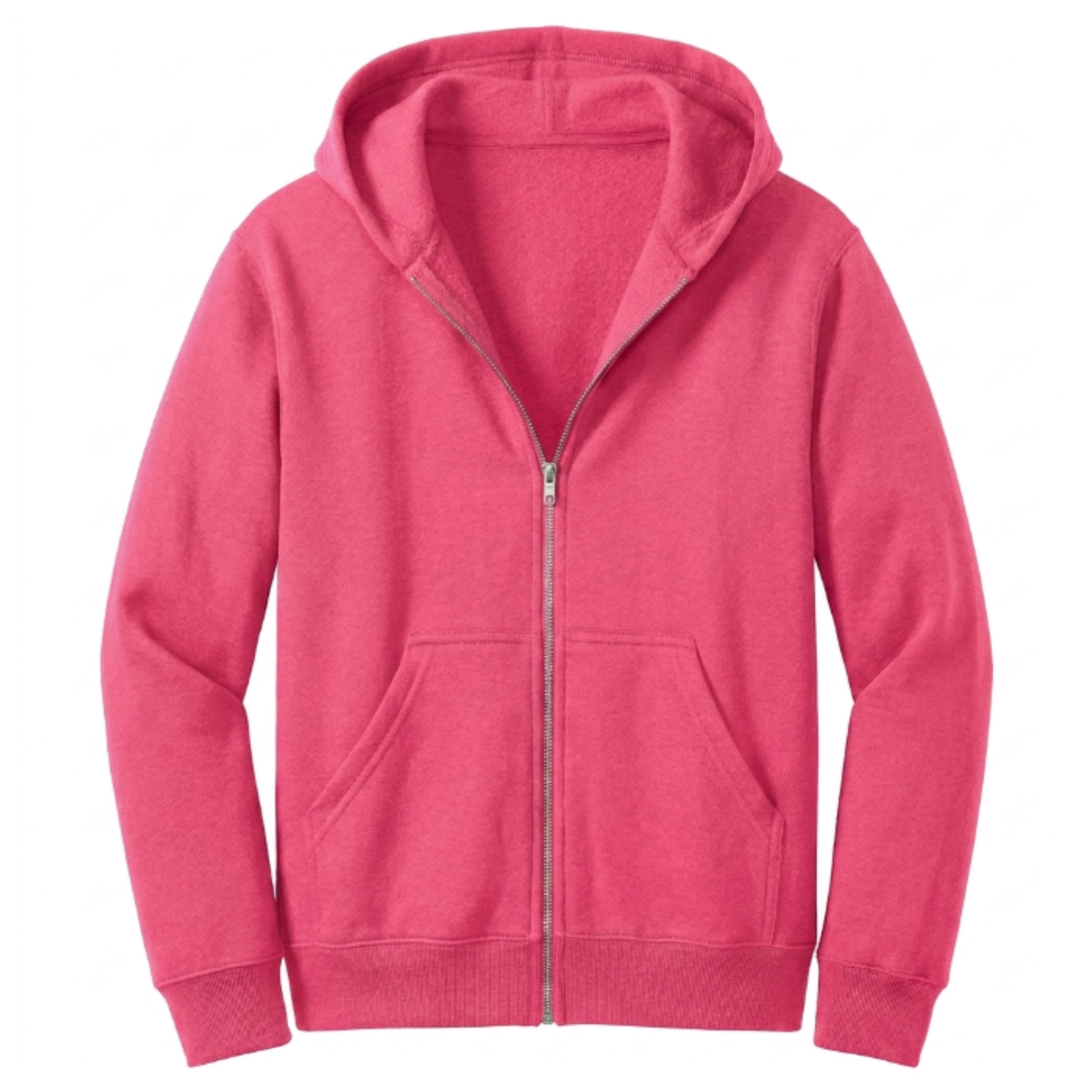 Port & Company Youth Core Fleece Full-Zip Hoodie (PC78YZH) – Kids' Zip-Up Sweatshirt
