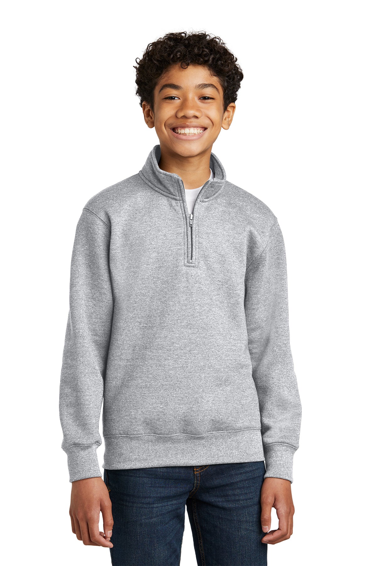 Port & Company Youth 1/4 Zip Fleece Pullover