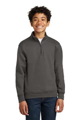 Port & Company Youth 1/4 Zip Fleece Pullover