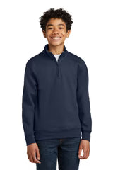 Port & Company Youth 1/4 Zip Fleece Pullover