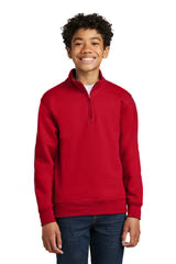 Port & Company Youth 1/4 Zip Fleece Pullover