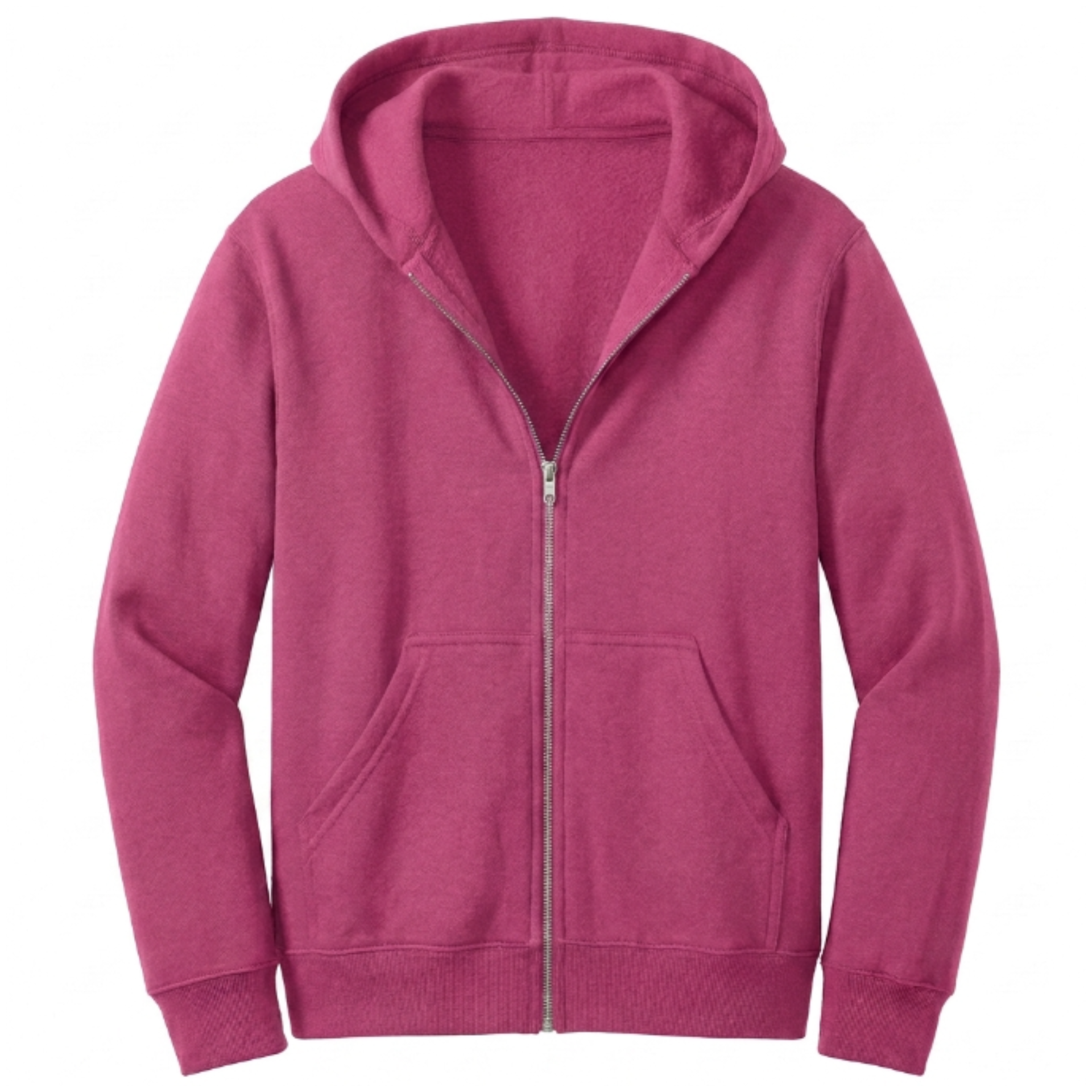Port & Company Youth Core Fleece Full-Zip Hoodie (PC78YZH) – Kids' Zip-Up Sweatshirt