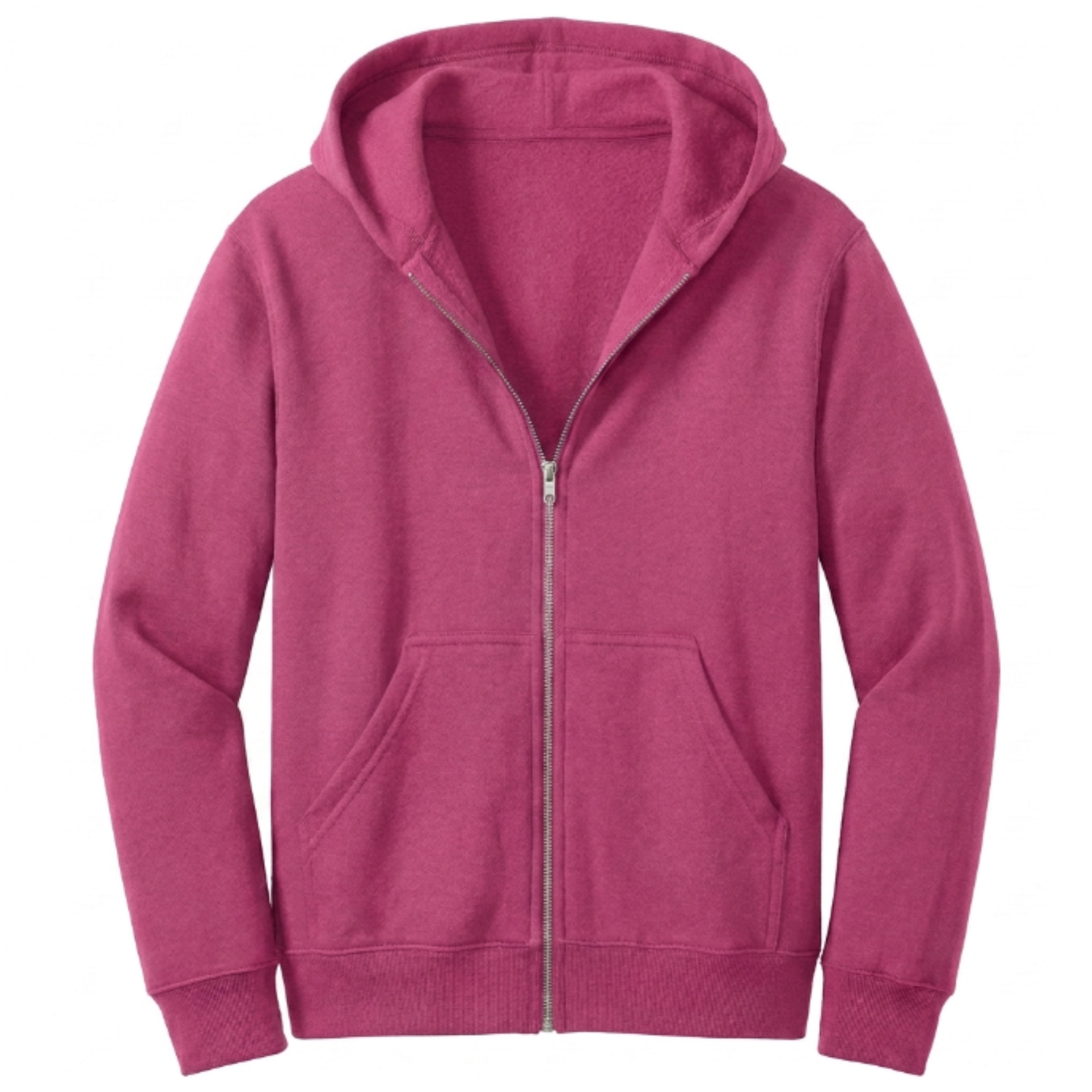 Port & Company Youth Core Fleece Full-Zip Hoodie (PC78YZH) – Kids' Zip-Up Sweatshirt