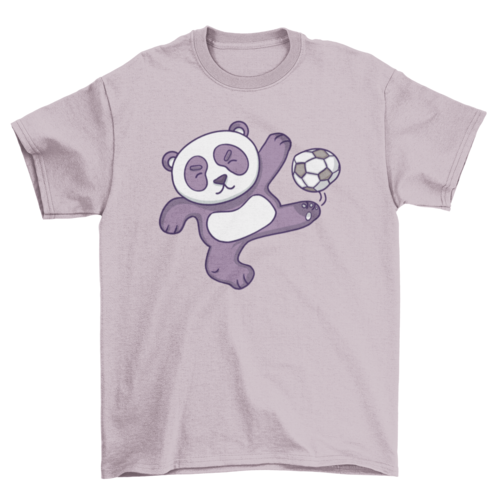 PLAYING PANDA Graphic Tee Youth Soccer T-shirt