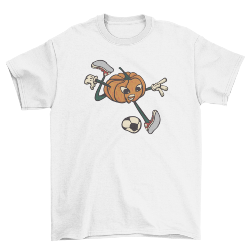 PUMPKIN Soccer Graphic Tee Kids Soccer T-Shirt