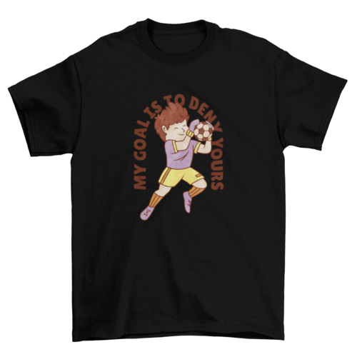 MY GOAL Graphic Tee - Kids Soccer Goalie T-Shirt