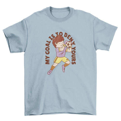 MY GOAL Graphic Tee - Kids Soccer Goalie T-Shirt