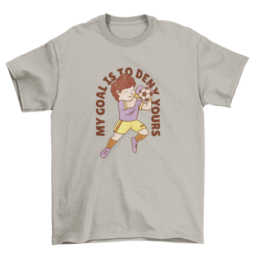 MY GOAL Graphic Tee - Kids Soccer Goalie T-Shirt