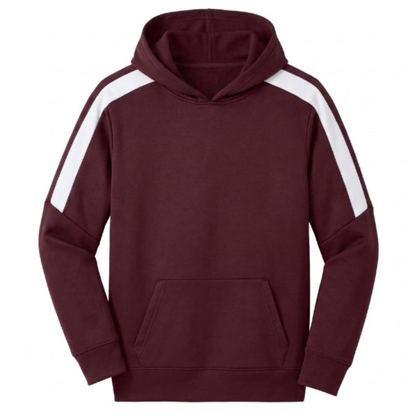 Sport-Tek Youth Sport-Wick Fleece United Pullover Hoodie (YST255) – Kids' Moisture-Wicking Sweatshirt